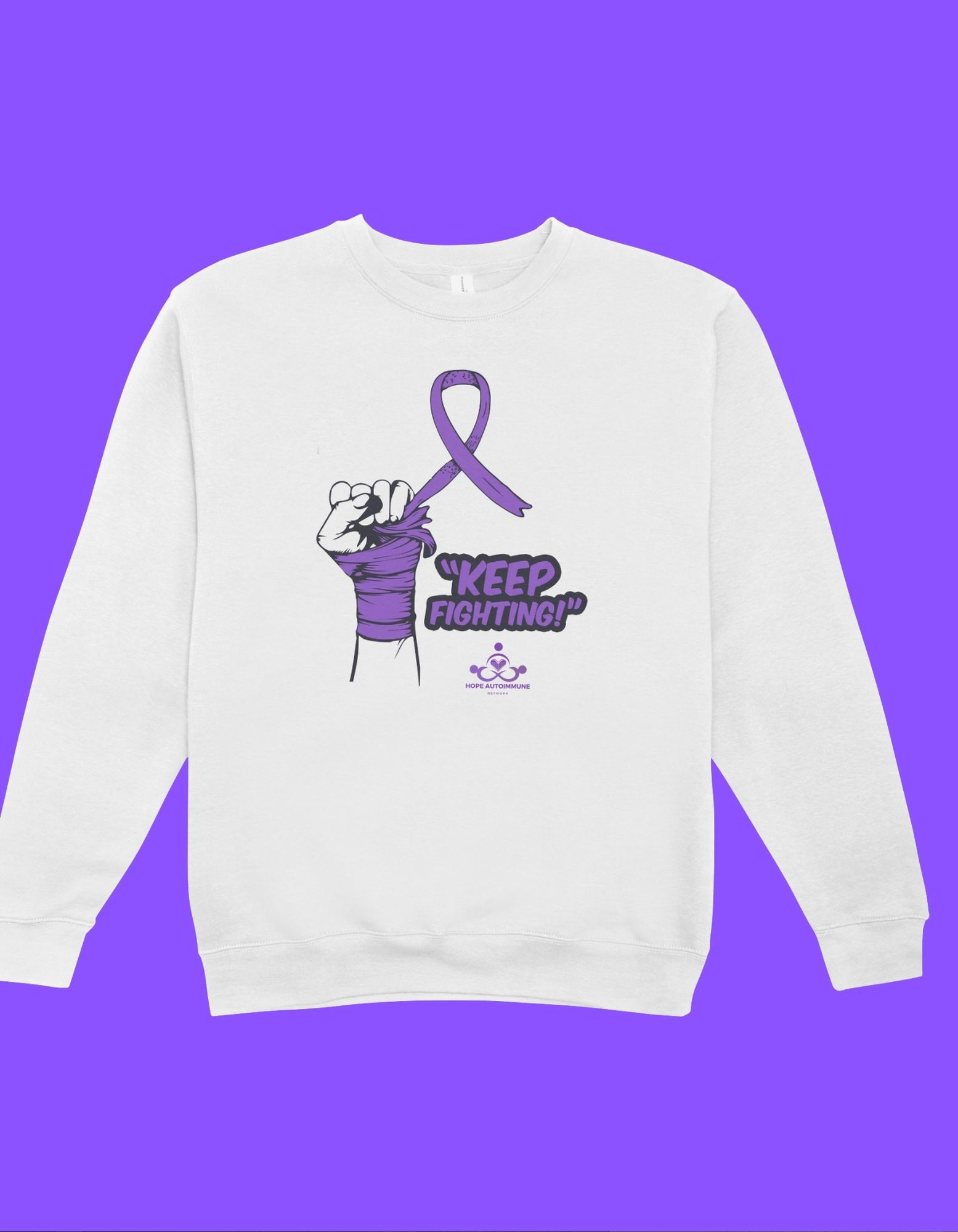 Keep Fighting (Ribbon) Sweatshirt