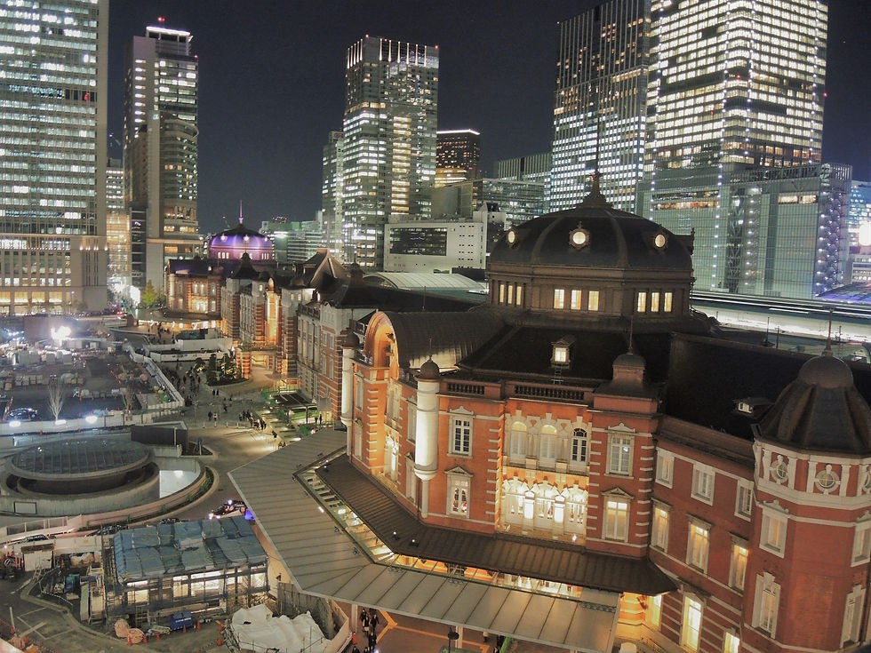 東京車站的閃亮。