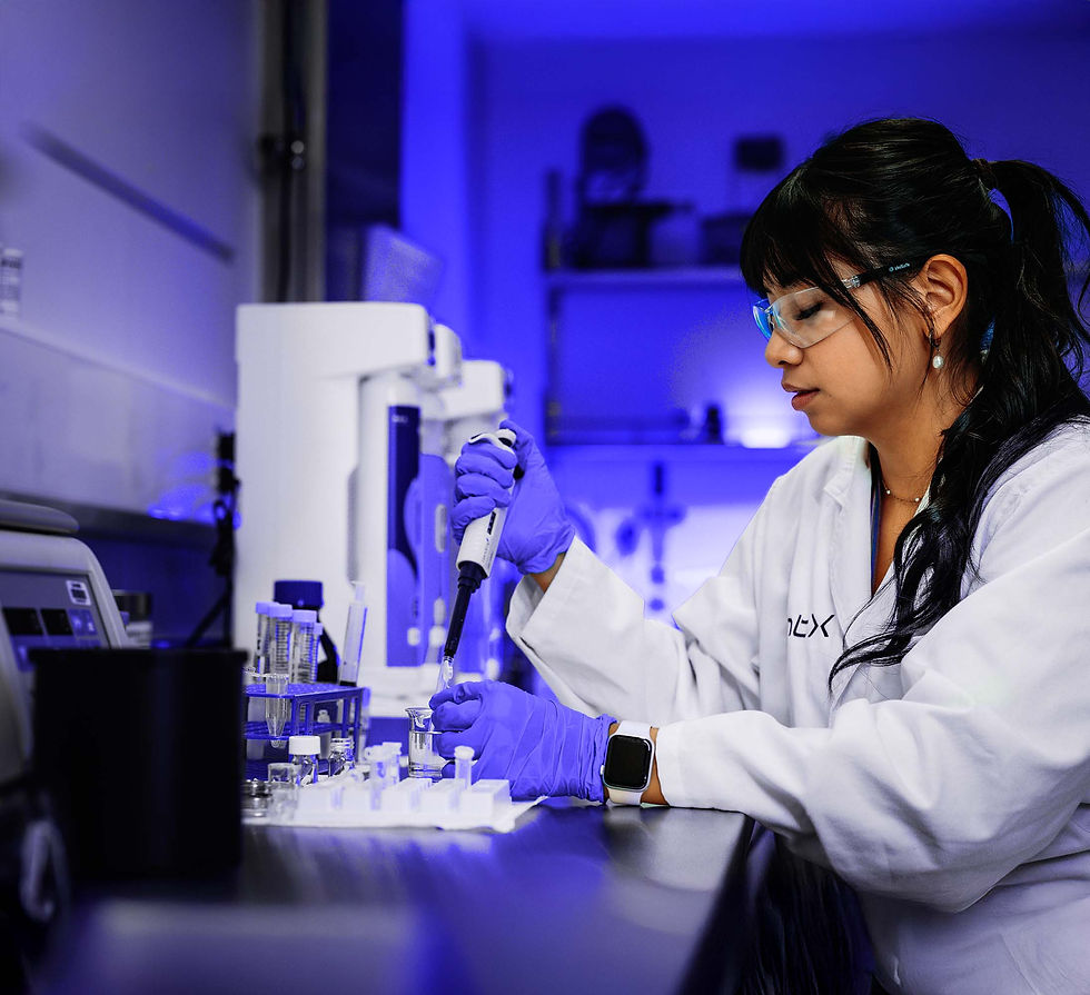 Isomedica scientist producing Nuclear Medicine