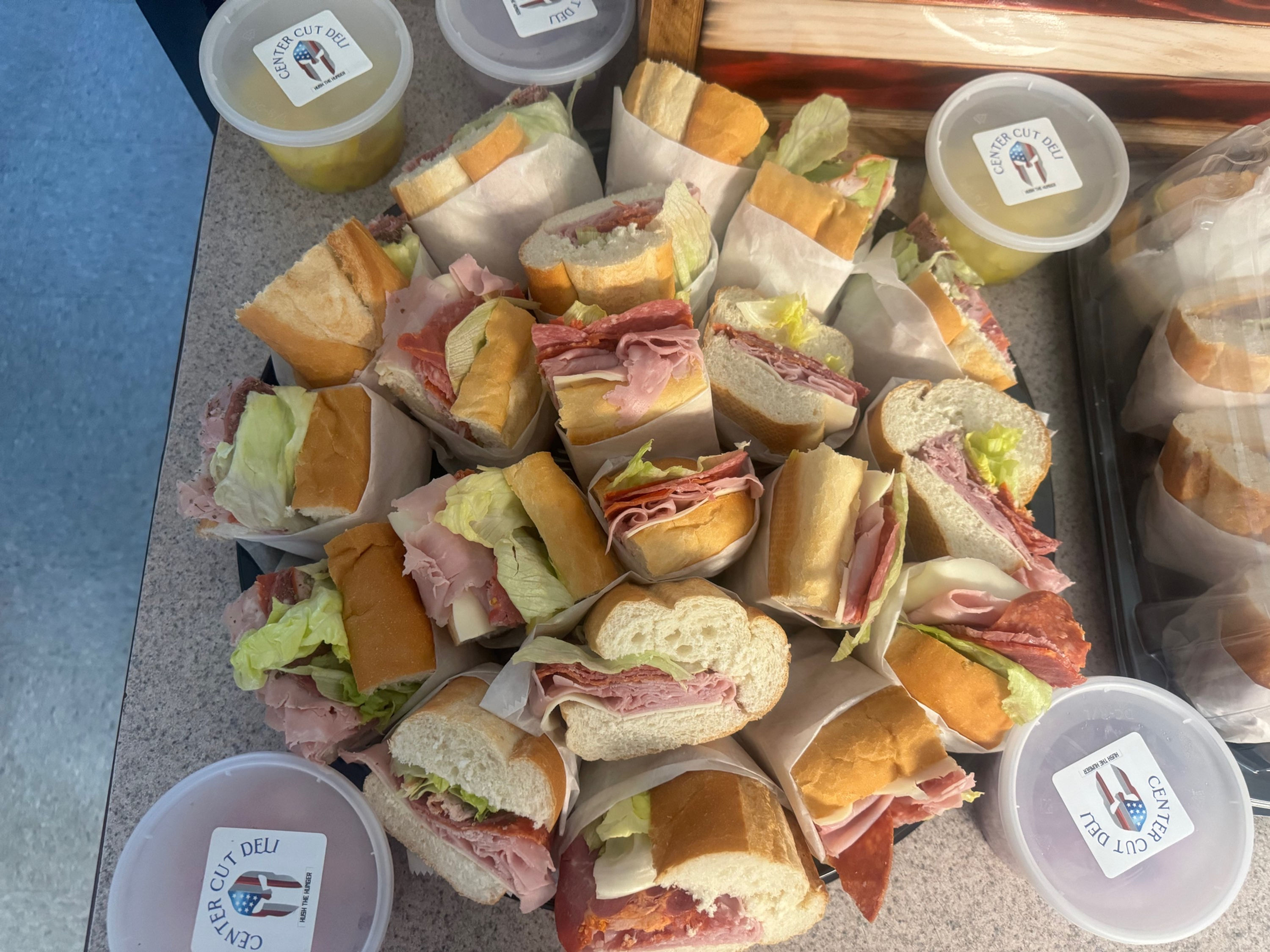 Italian hoagie platter