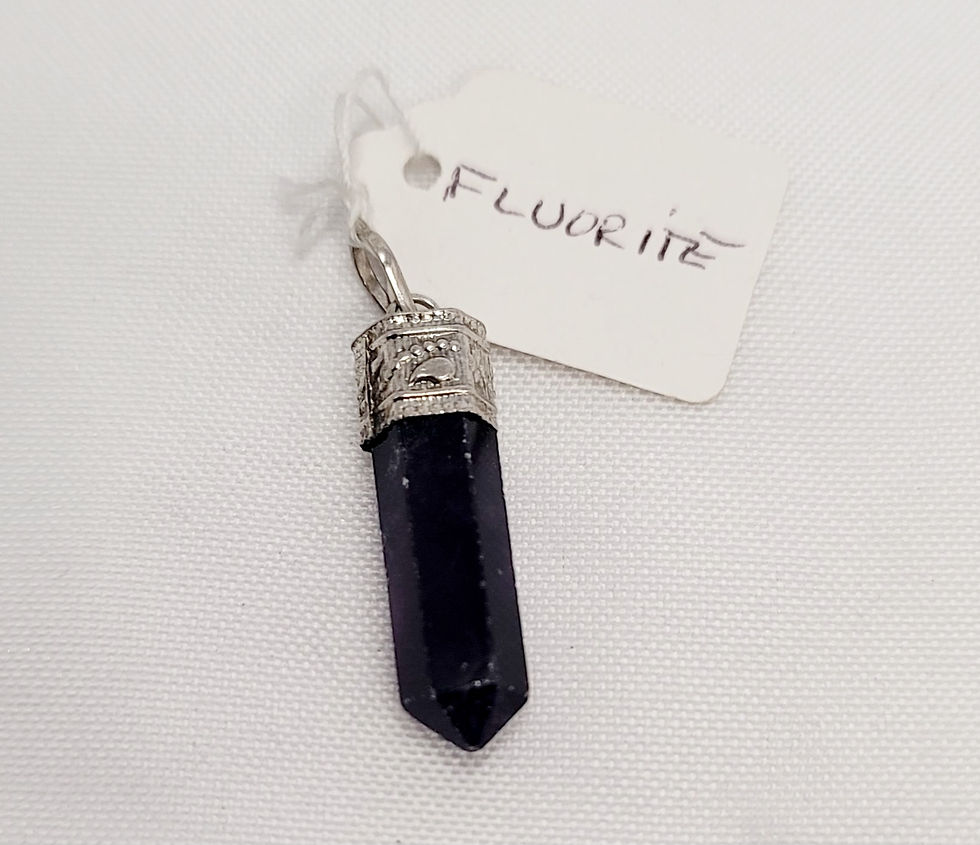 Thumbnail: Pendant – Fluorite (.21oz B30-Bg18#822)