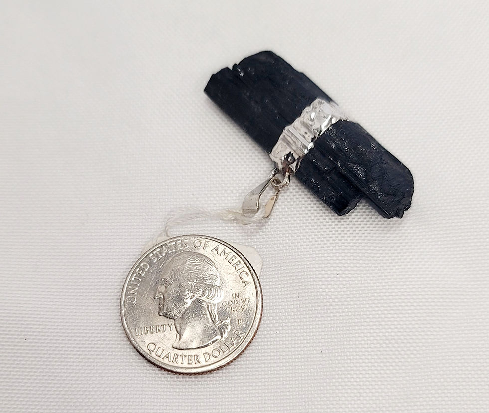 Thumbnail: Pendant – Black Tourmaline (.38oz B30-Bg18#809)