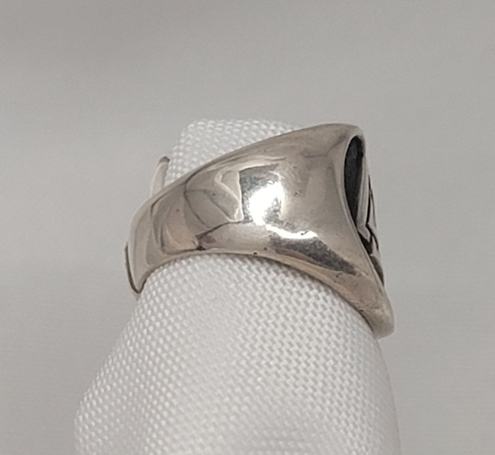 Thumbnail: Ring – Valknut 925 (.28oz B30-Bg11#436)