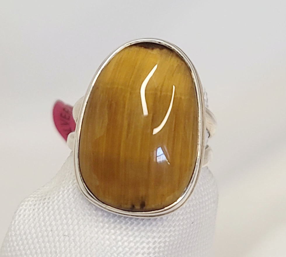Thumbnail: Ring – Tiger’s Eye 925 (.28oz B30-Bg16#688)