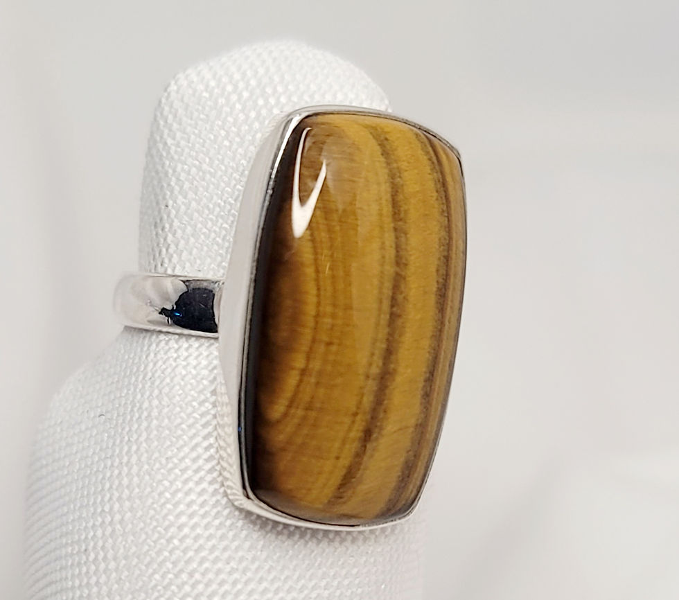 Thumbnail: Ring – Tiger’s Eye 925 (.31oz B30-Bg16#692)