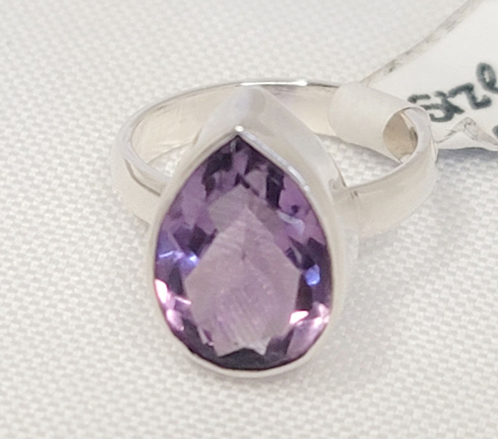 Thumbnail: Ring – Amethyst Teardrop (.17oz B30-Bg16#672)
