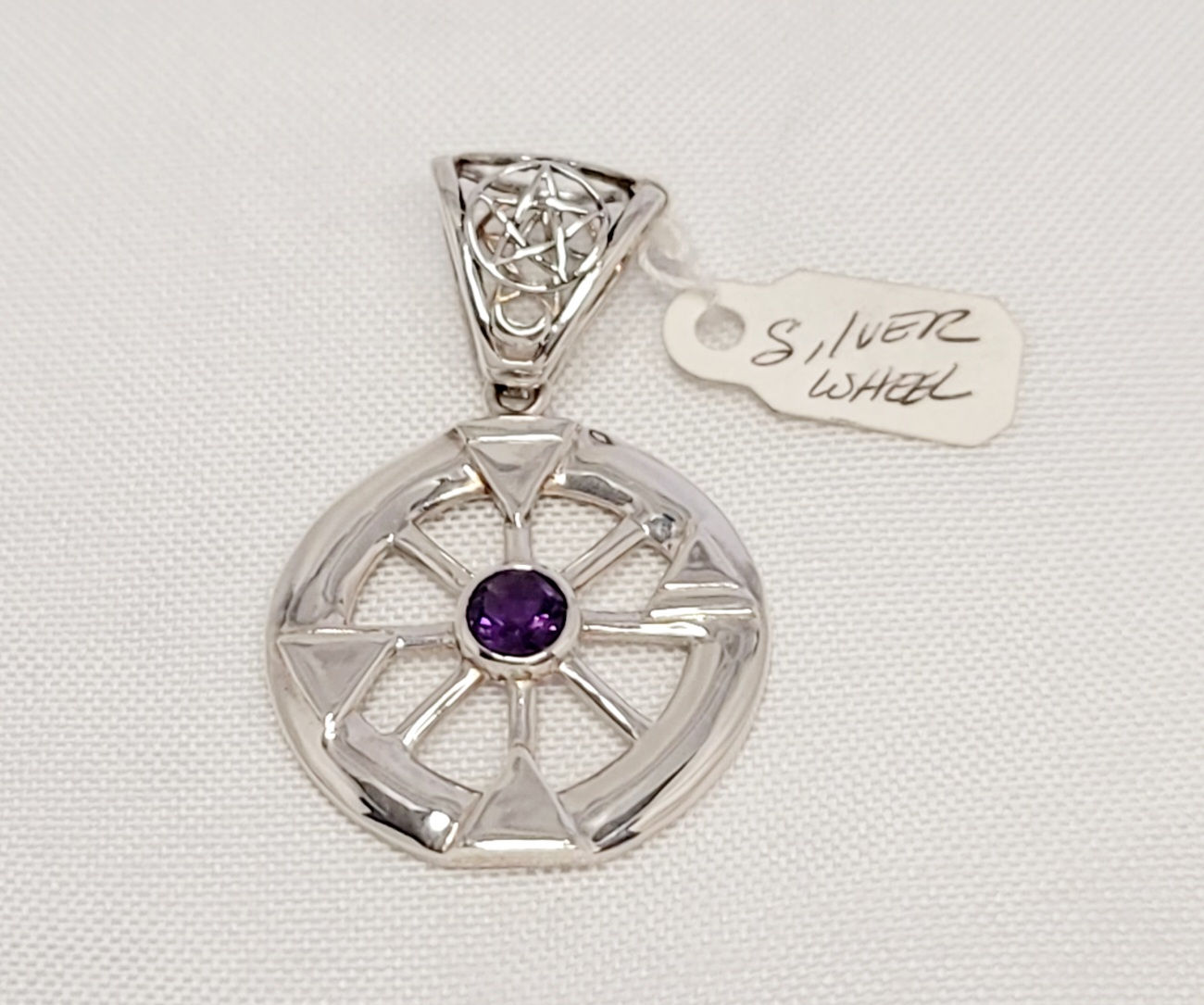 Pendant – Amethyst 925 (.24oz B30-Bg18#798)