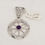Thumbnail: Pendant – Amethyst 925 (.24oz B30-Bg18#798)