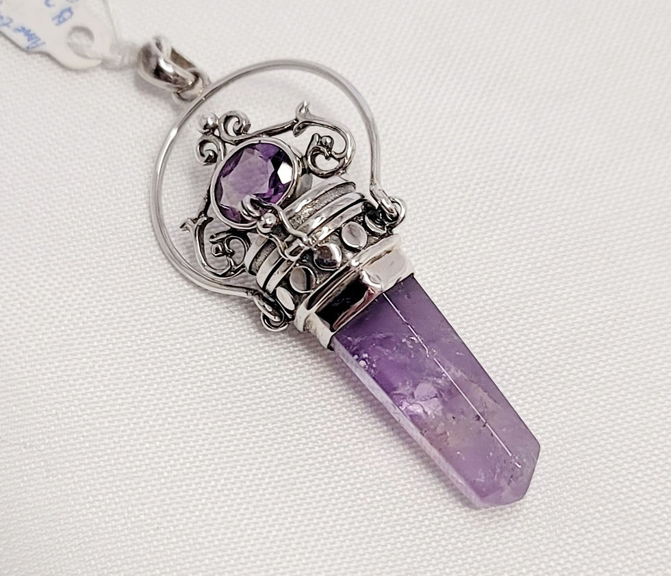 Thumbnail: Pendant – Amethyst Poison (.56oz B30-Bg18#800)