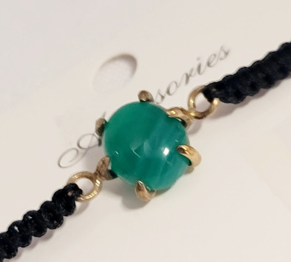 Thumbnail: Bracelet – Adj. Grn Carnelian (.14oz B30-Bg9#231)