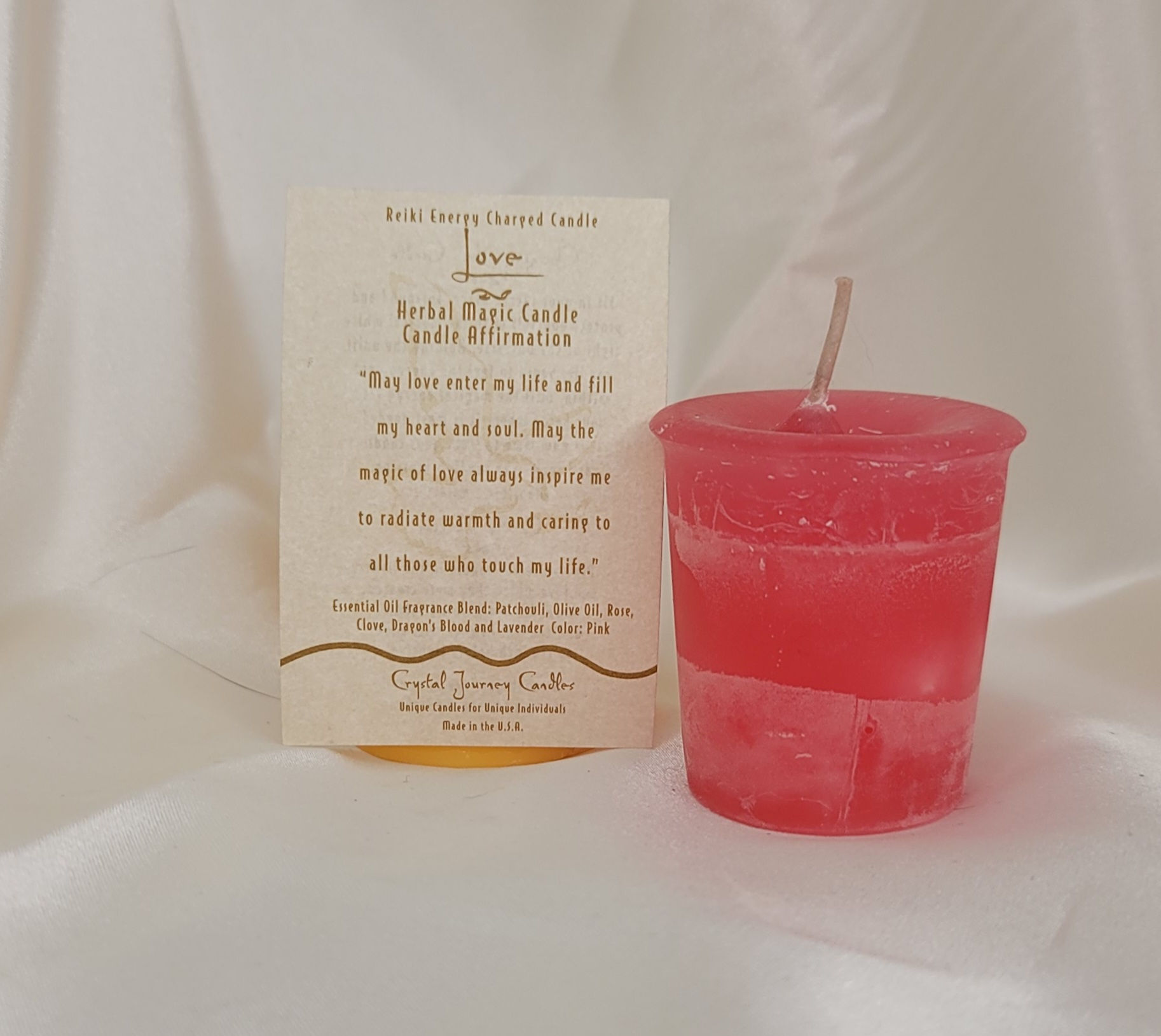 Votive - Crystal Journey Candle – Love