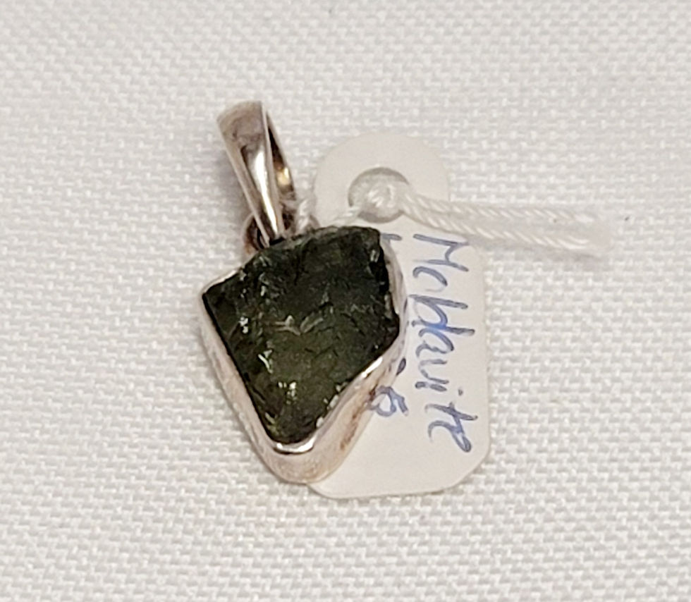 Thumbnail: Pendant – Moldavite 925 (.10oz B30-Bg17#773)