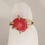 Thumbnail: Ring – Red Coral in Bronze (.17oz B30-Bg10#321)