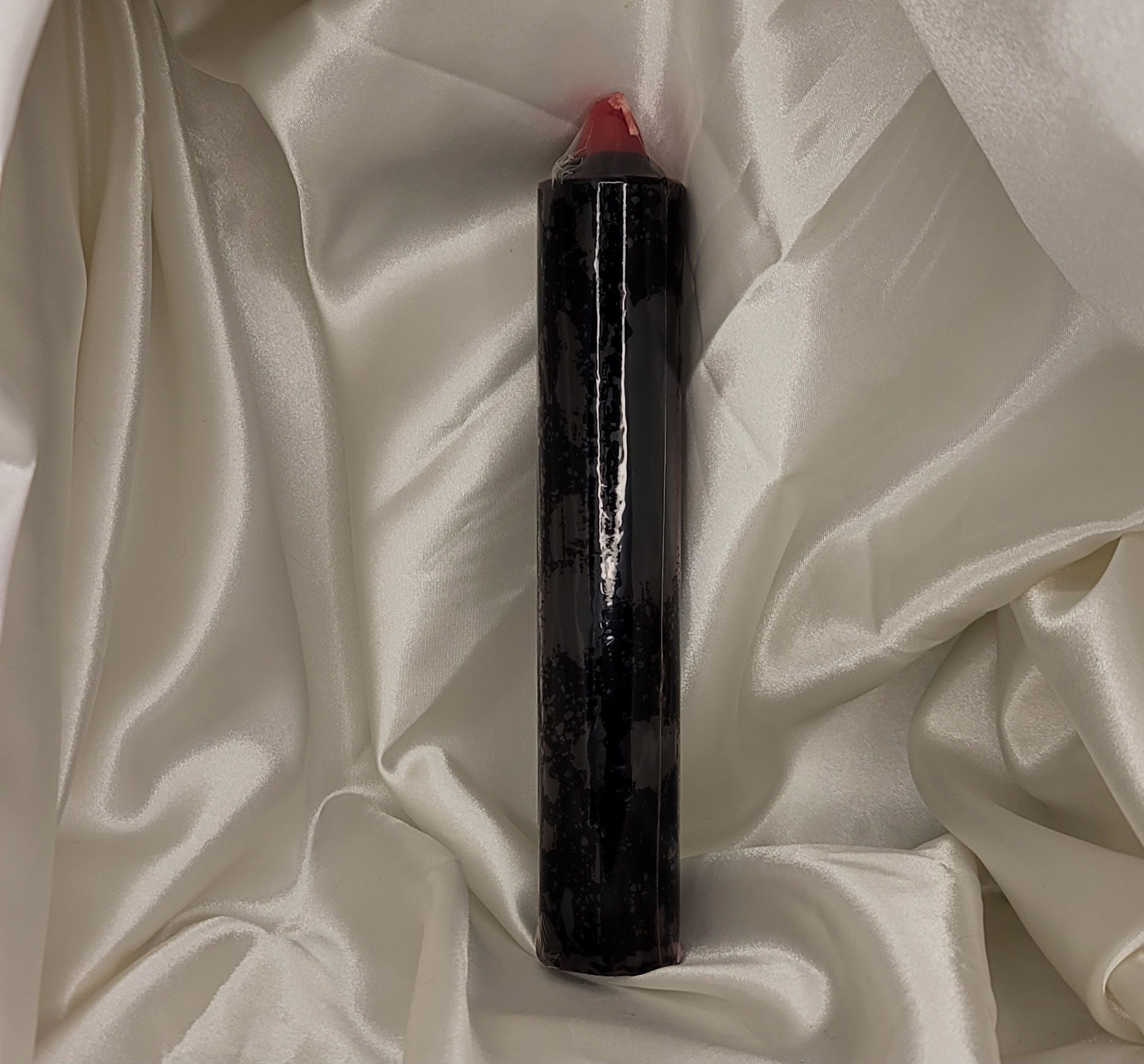 Pillar Candle - 9 inch Reversible - Black over Red
