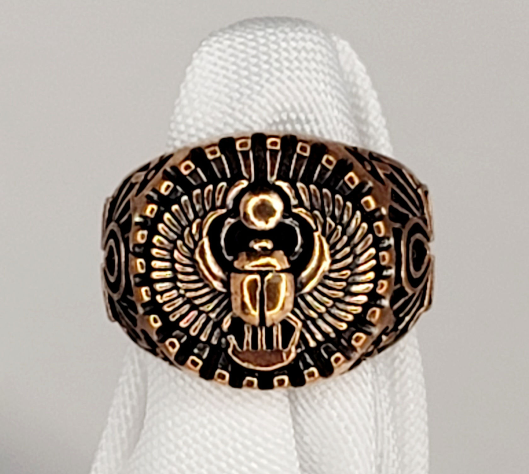 Ring – Egypt Scarab (Size 10) (.28oz B30-Bg10#258)