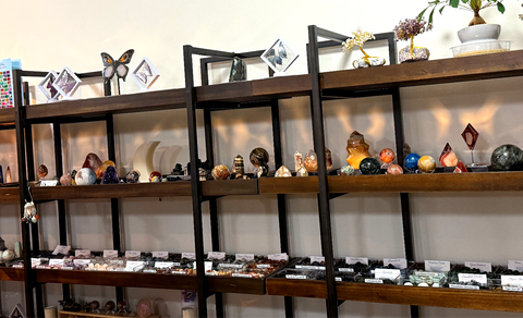 Crystal and Stone Display
