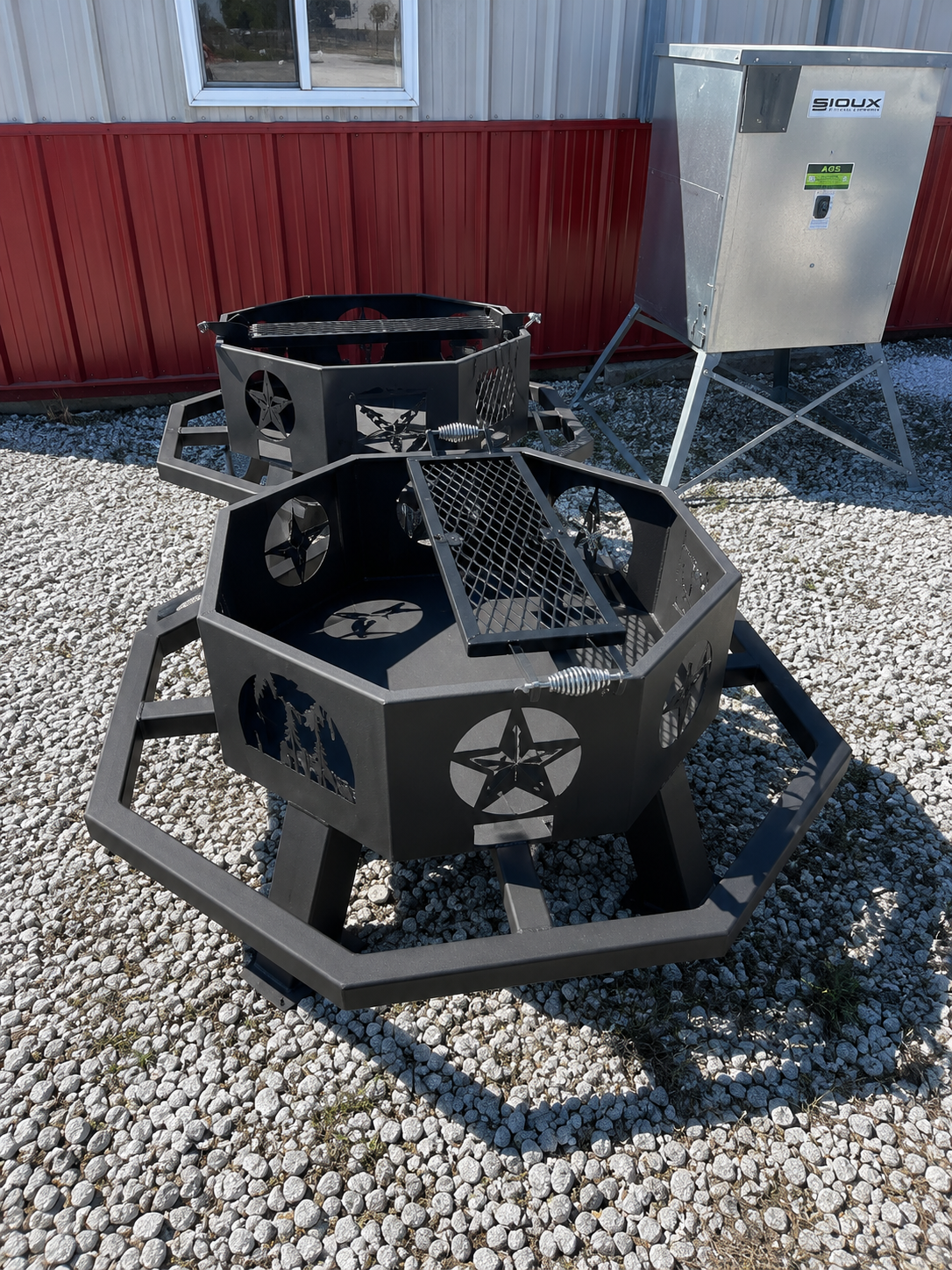 ASF 28” FIRE PIT w GRILL