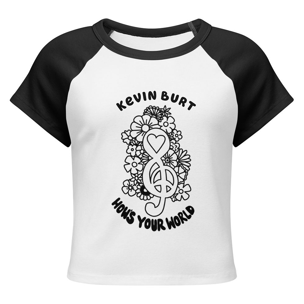 "How's Your World" Women’s micro rib raglan baby tee