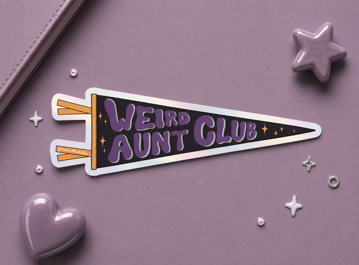 Weird Aunt Club Sticker