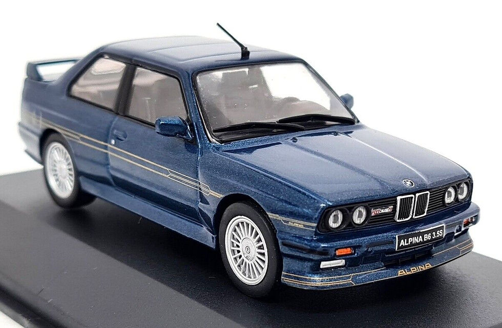 Thumbnail: Blue 1989 BMW E30 M3 Alpina B6 3.5S diecast model
