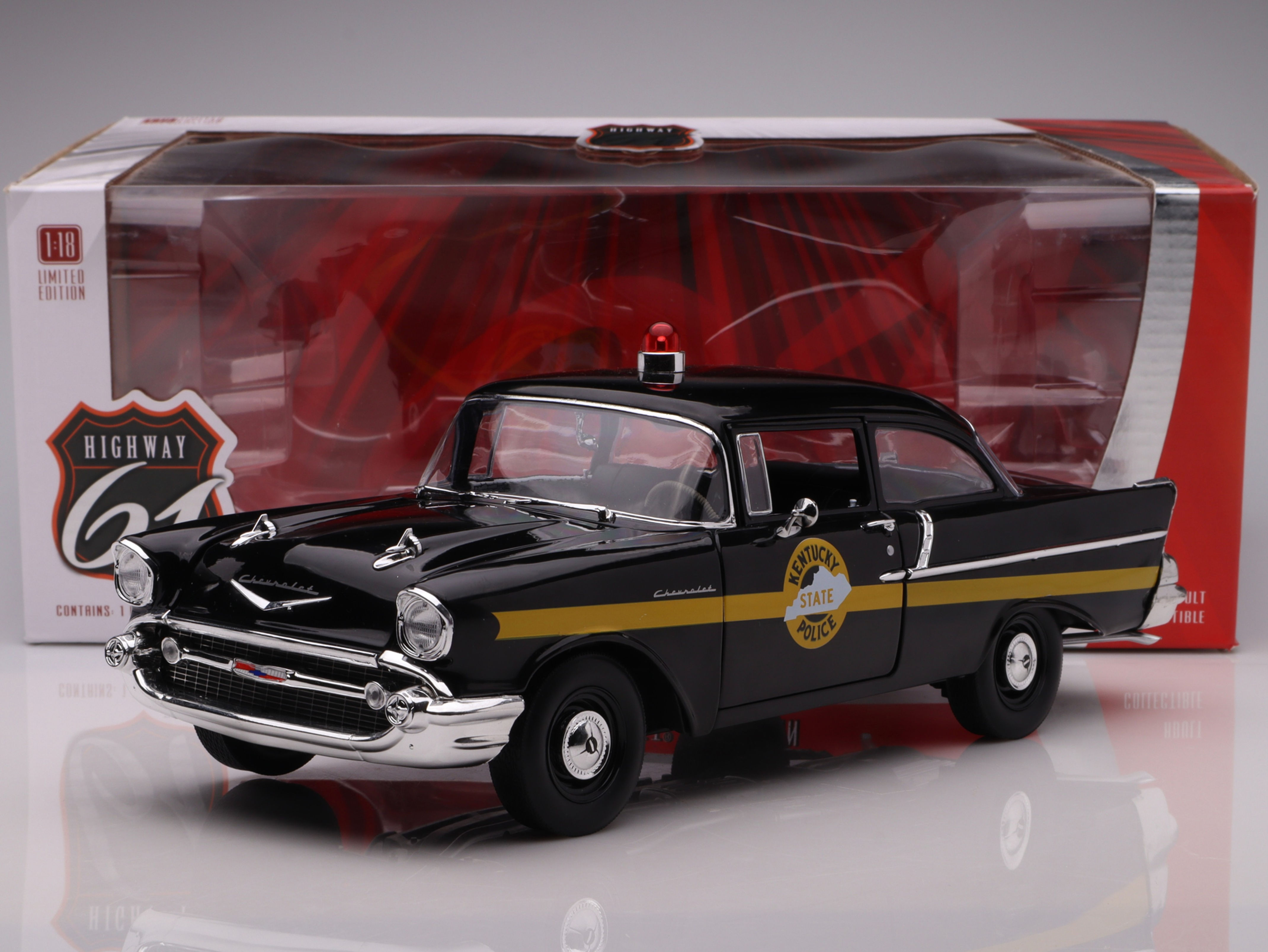 Highway 61 Diecast 1:18 Chevrolet 150 Sedan Police car model