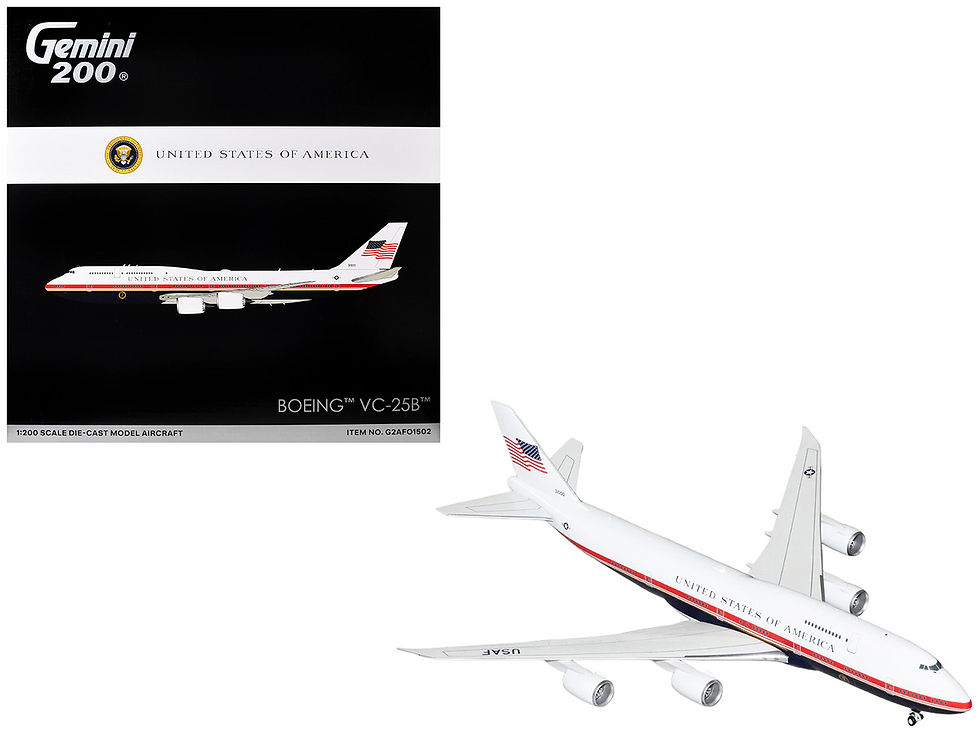 GeminiJets Diecast Aircraft Model 1/200 Boeing VC25B Air Force One