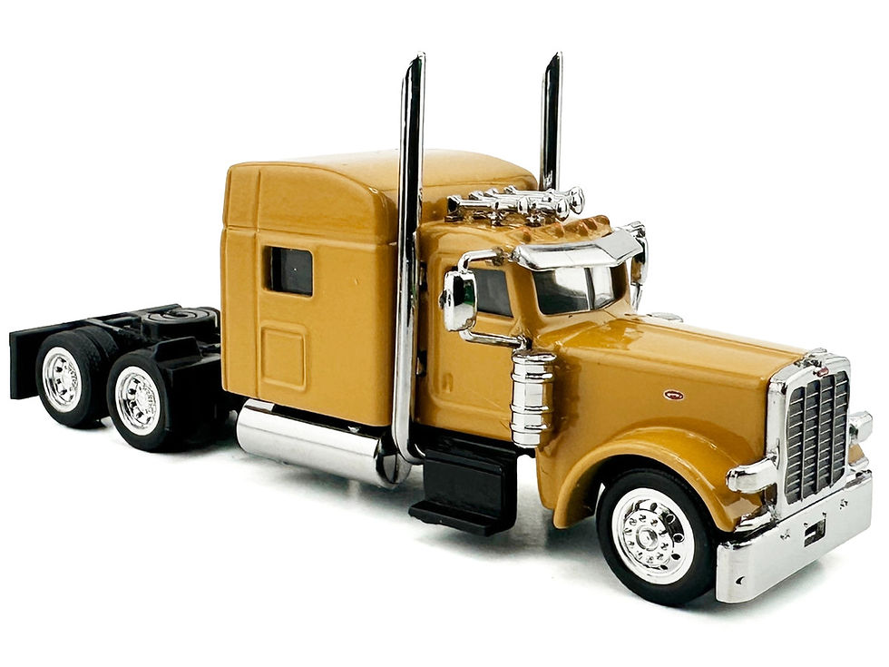 Thumbnail: HO Logistics Replicas Diecast 1/87 Peterbilt 389 Tractor with Sleeper Cab Yellow