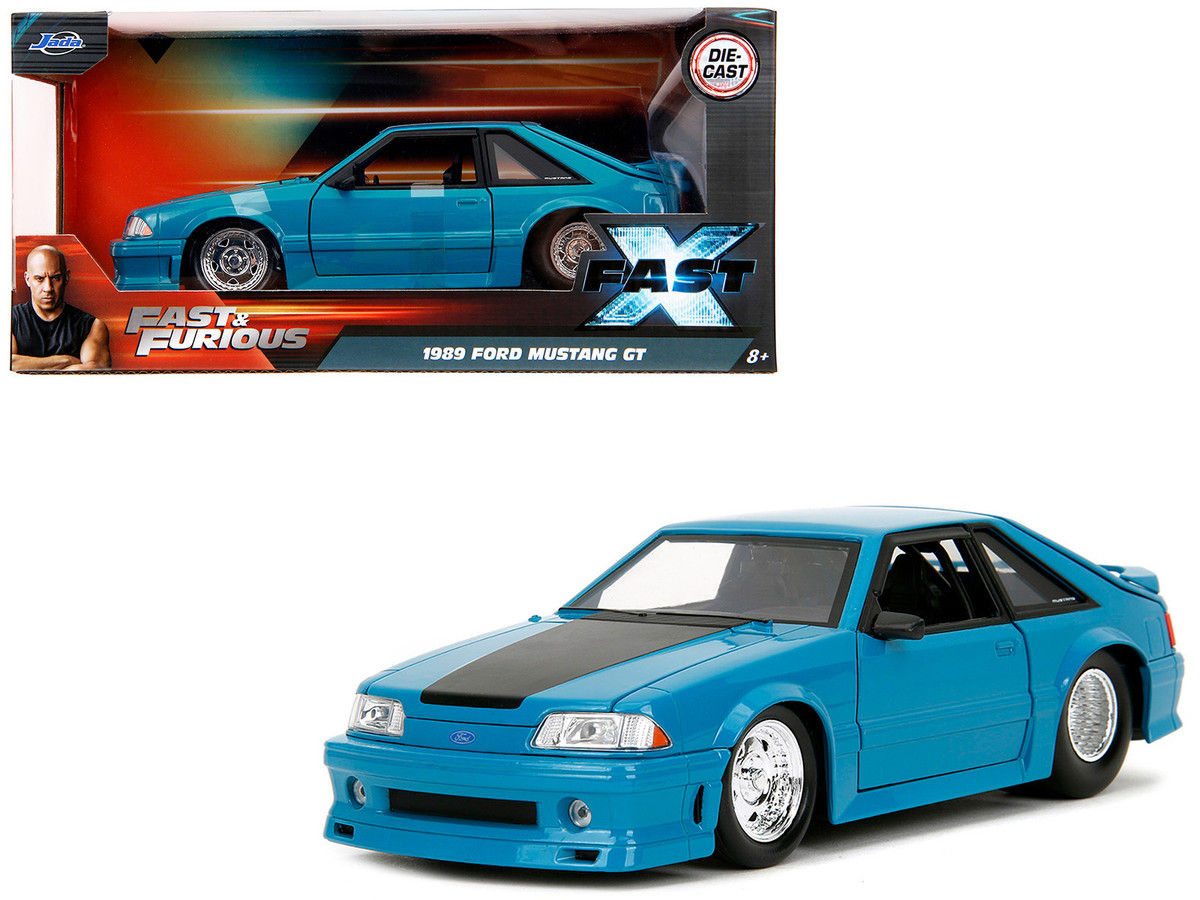 Jada Diecast 1:24 1989 Ford Mustang GT Blue