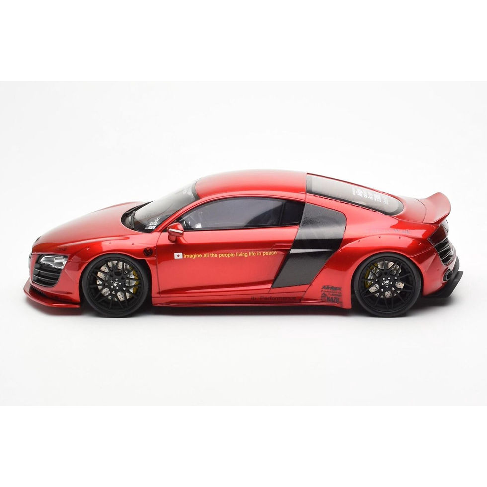 Miniatura: Red GT Spirit 1/18 Scale 2022 Audi R8, LB Works model from JThomas Collectibles