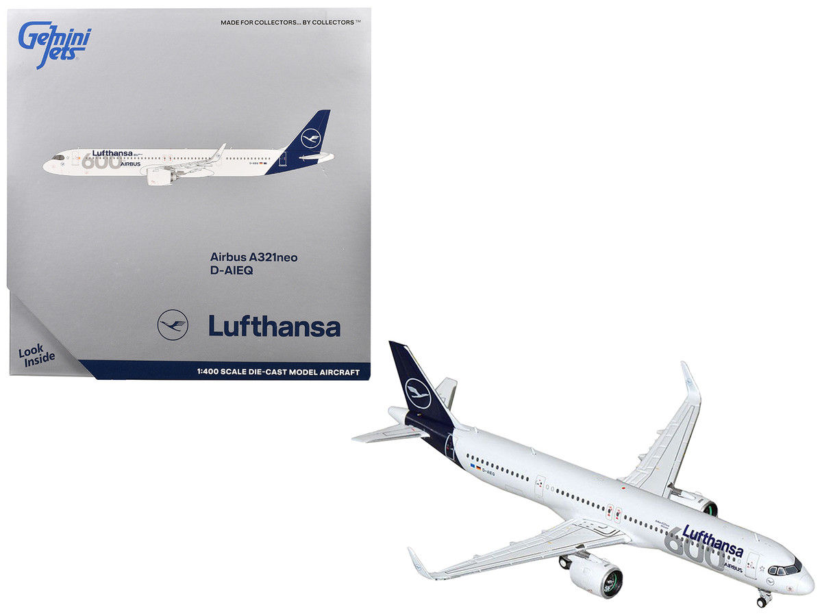 GeminiJets Diecast Model Aircraft 1/400 Commercial Airbus A321neo