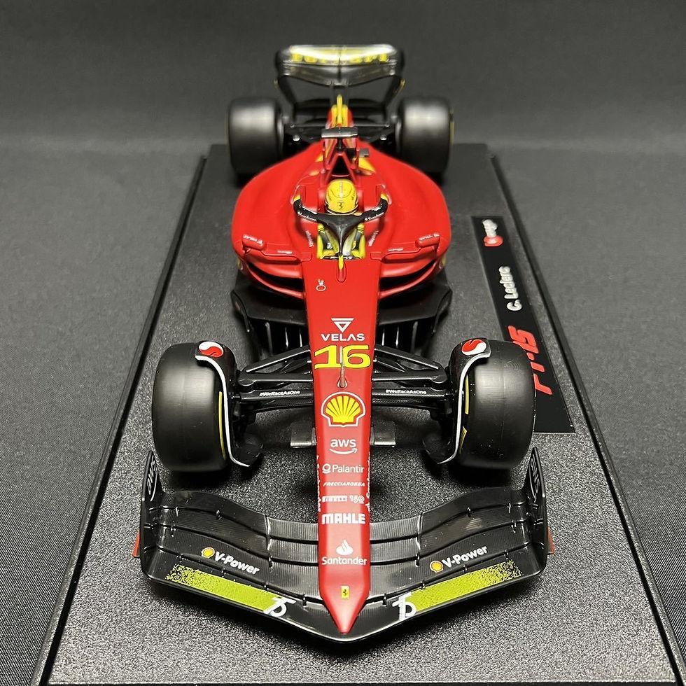 Charles Leclerc's Ferrari F1 diecast model