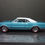 Thumbnail: Aquamarine Metallic 1967 Oldsmobile 442 diecast