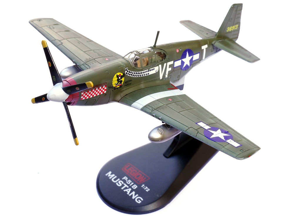 Miniatura: Legion Diecast 1/72 Metal Aircraft Models P-51B Mustang 336th Fighter Squadron