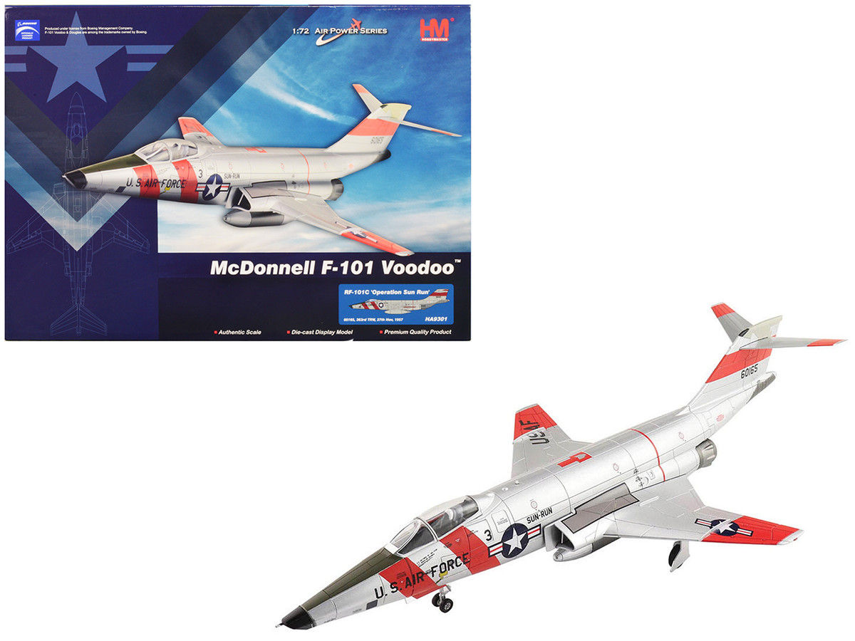 Diecast 1:72 McDonnell RF-101C Voodoo Fighter Aircraft