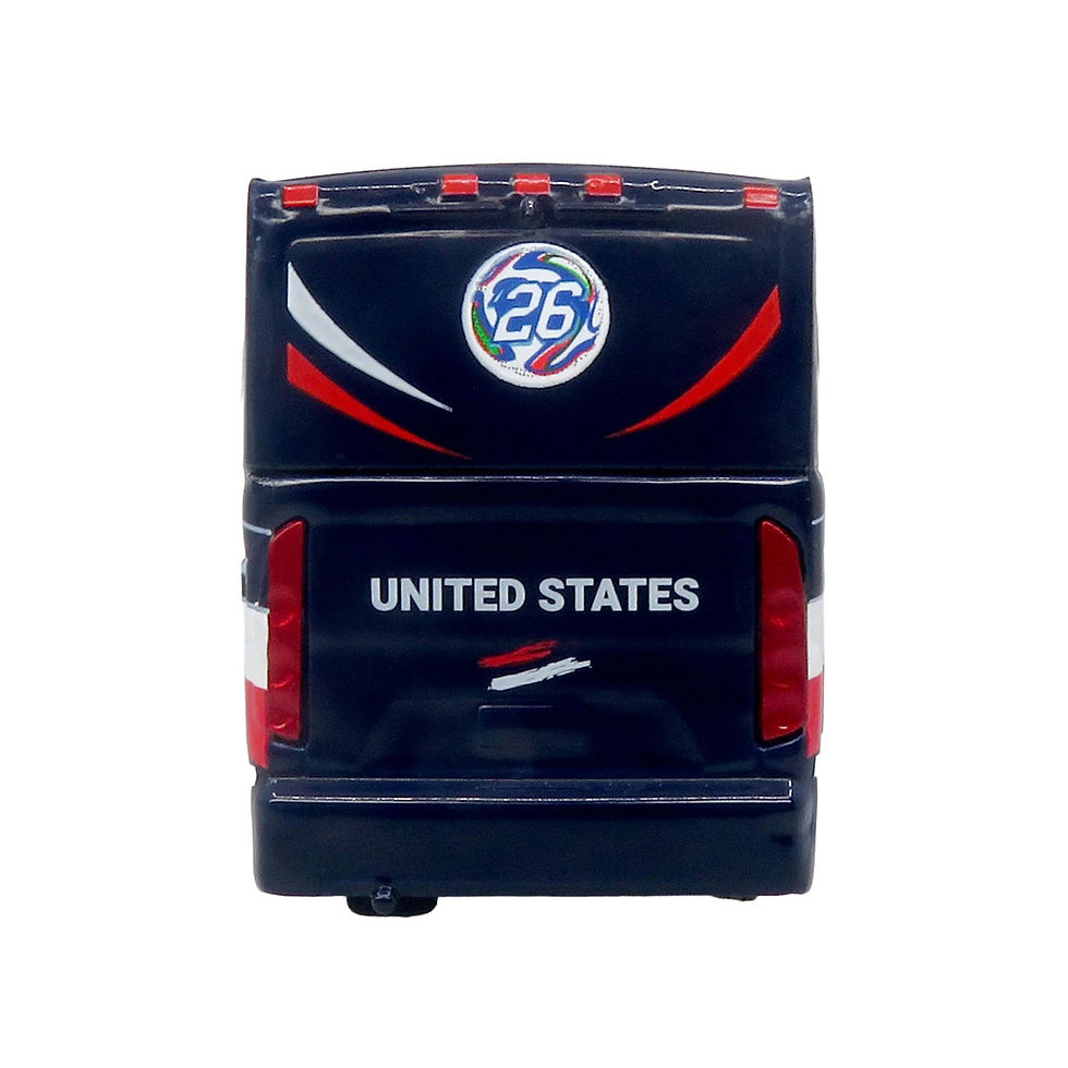 Miniatura: Iconic Replicas Diecast 1/87 MCI J4500 Coach Bus "U.S. National Soccer Team"