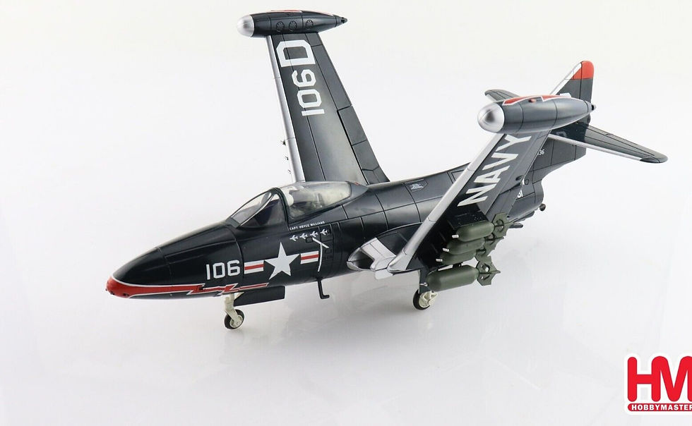 Thumbnail: 1:48 scale diecast F9F-5 Panther model plane