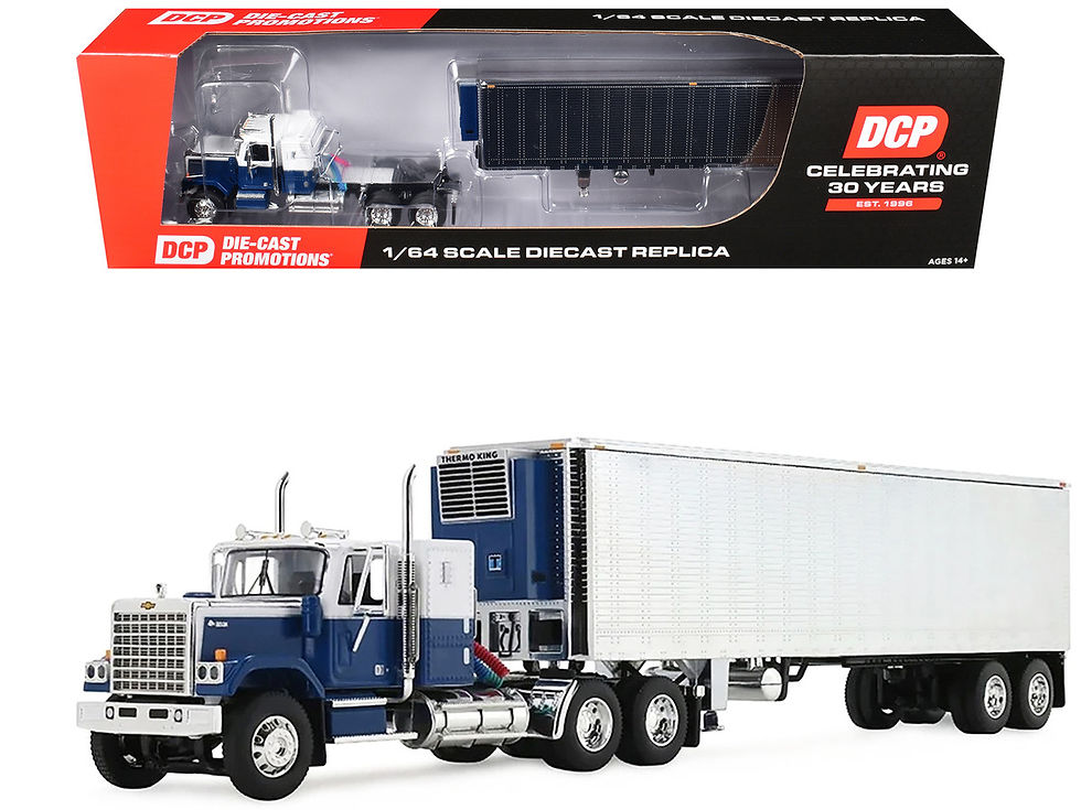 First Gear Die-cast 1/64 Chevrolet Bison with 34" Flat Top Sleeper