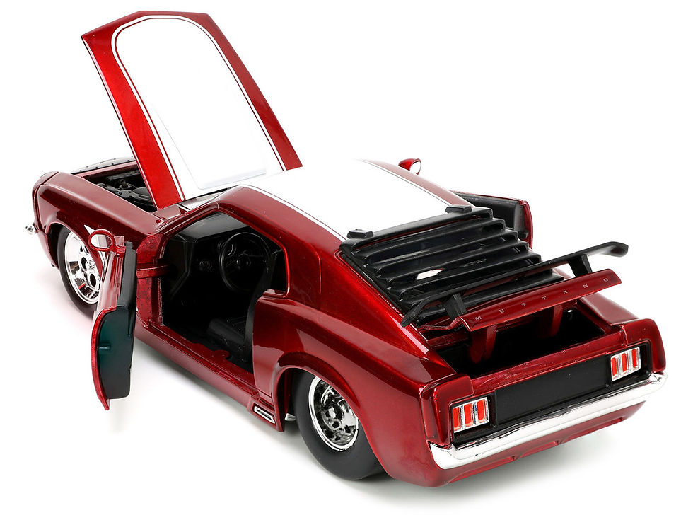Thumbnail: Red 1970 Ford Mustang Boss diecast model