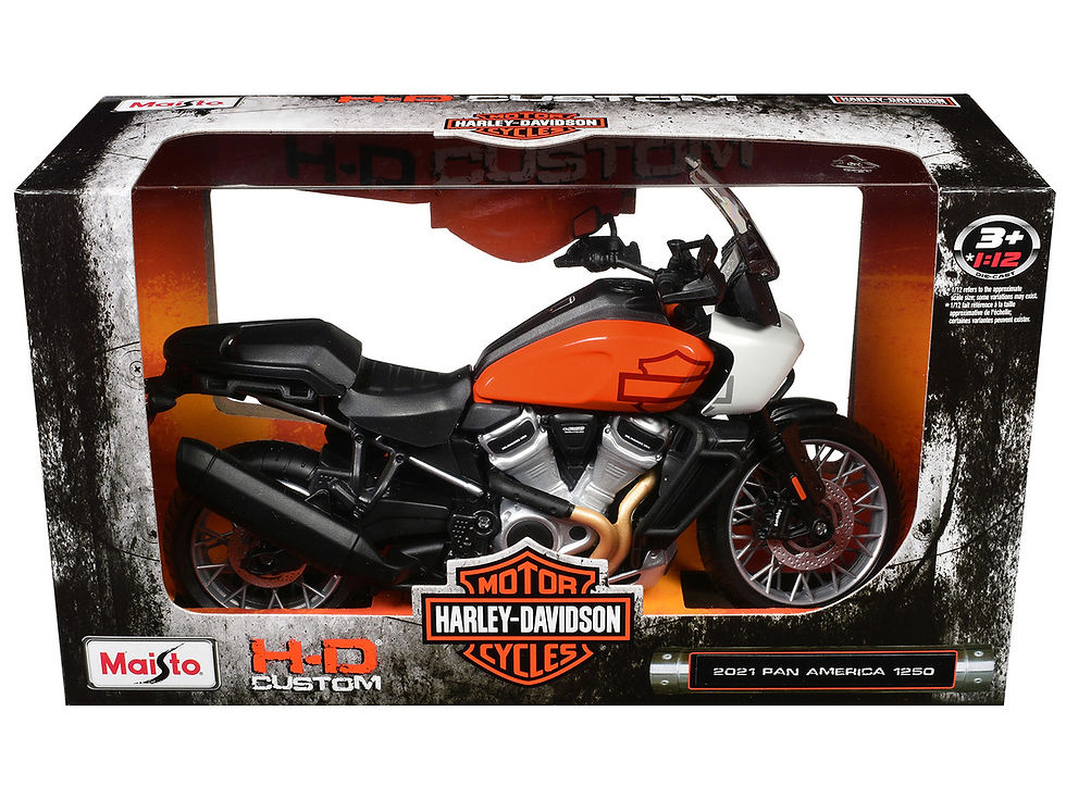 Thumbnail: Maisto 1/12 2021 Harley Davidson Pan America 1250 Orange Motorcycle