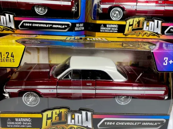 Miniatura: 1964 Chevrolet Impala Lowrider, Get Low Autos, diecast car