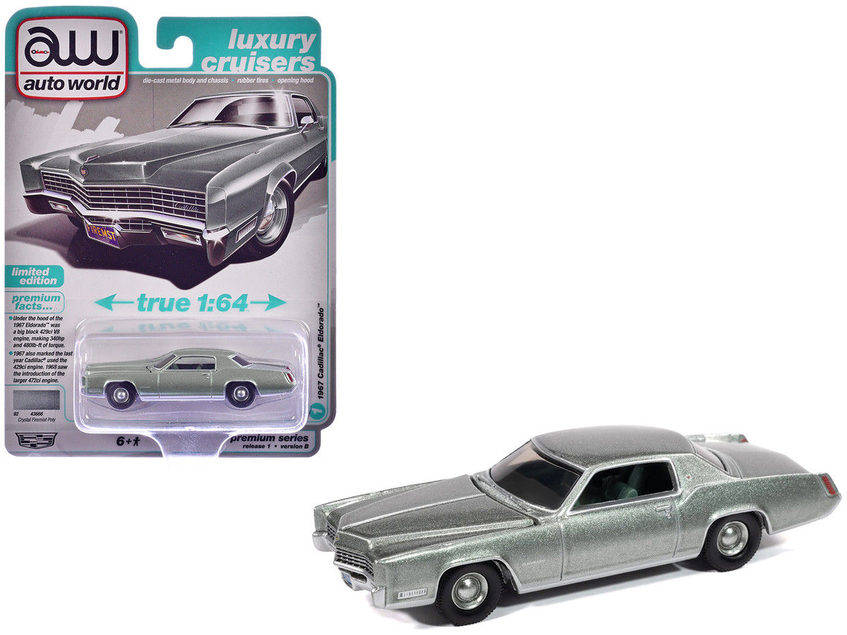 Autoworld Diecast 1/64 1967 Cadillac Eldorado Crystal Firemist Metallic