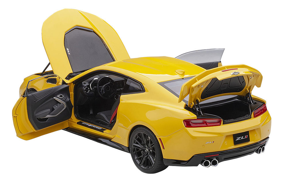 Autoart 1:18 scale Chevrolet Camaro ZL1 Bright Yellow
