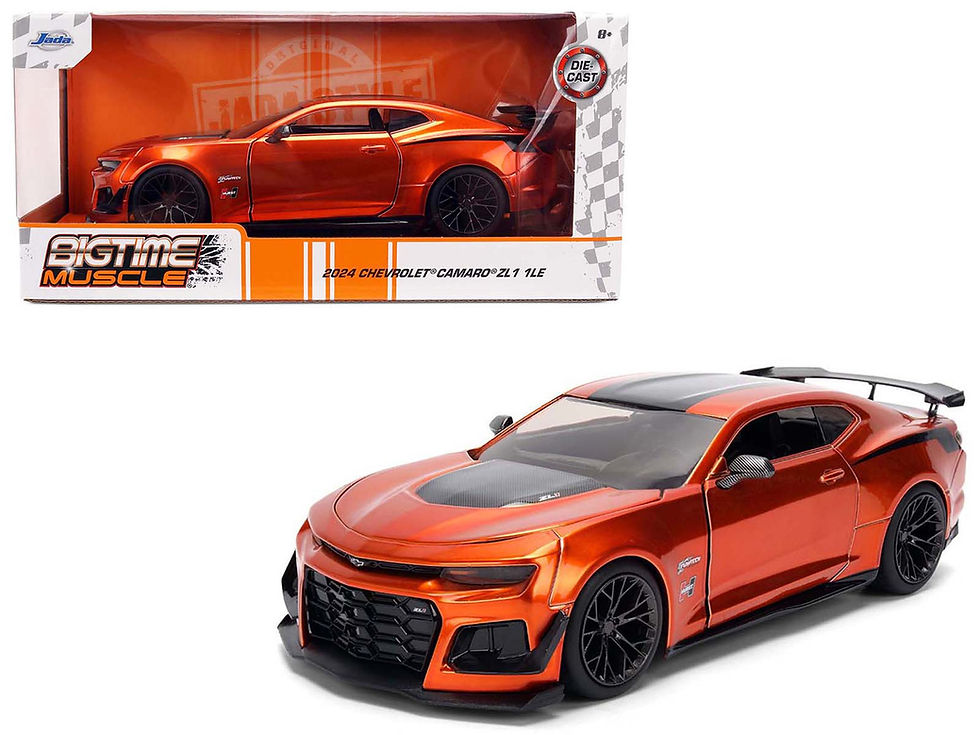 Jada Diecast 1/24 2024 Chevrolet Camaro ZL1 1LE Orange Metallic