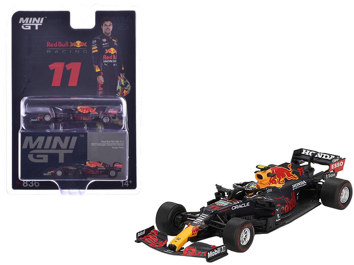 Mini GT Die-cast Red Bull RB16B #11 Sergio Perez Formula 1 Car Model