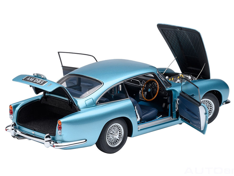 Autoart 1/18 Scale Model Car Aston Martin DB5 RHD (Right Hand Drive)