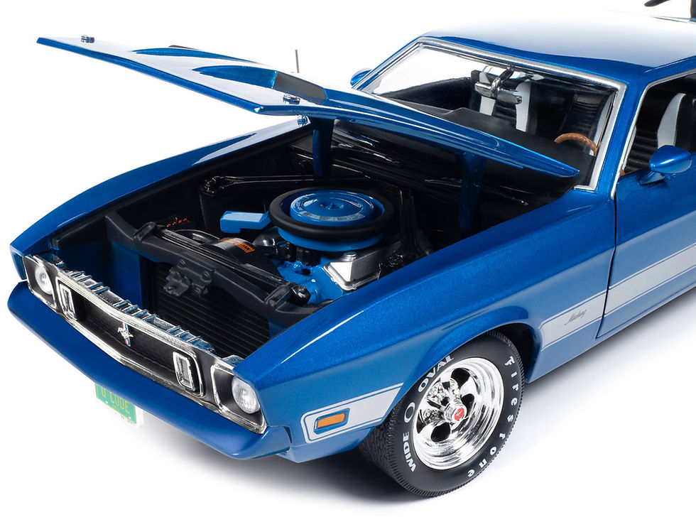 Miniatura: Auto World Diecast 1:18 1973 Ford Mustang Mach 