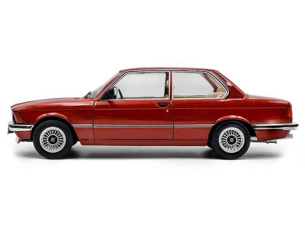 Miniatura: Solido Diecast Model Car 1/18 1980 BMW 323i Ruby Red Metallic