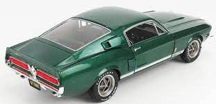 Thumbnail: Green 1967 Ford Mustang Shelby GT500 die-cast model