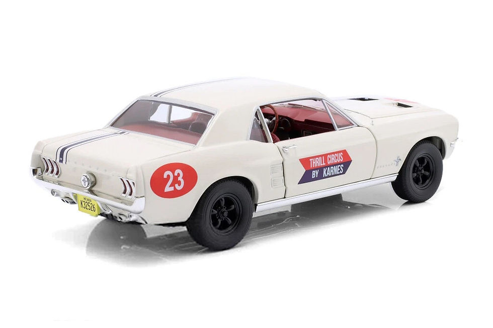 Greenlight 1/18 Diecast Car 1967 Ford Mustang Coupe #23 "Thrill Circus"
