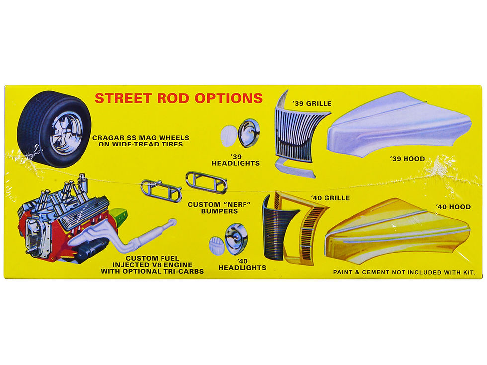 AMT Skill 2 1:25 scale Model Kit 1939 Ford Tudor